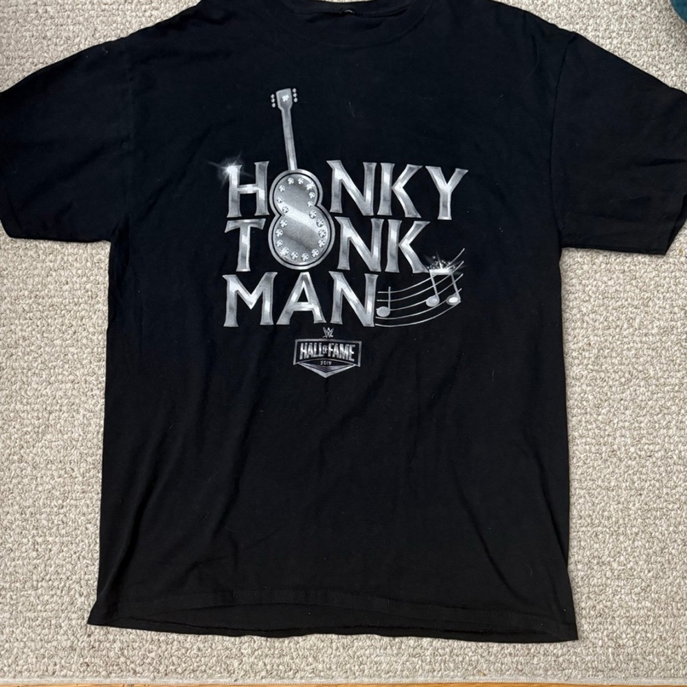 WWE Black Honky Tonk Man Graphic Tee
